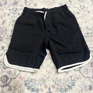 Tea Collection Black with White Trim ringer shorts